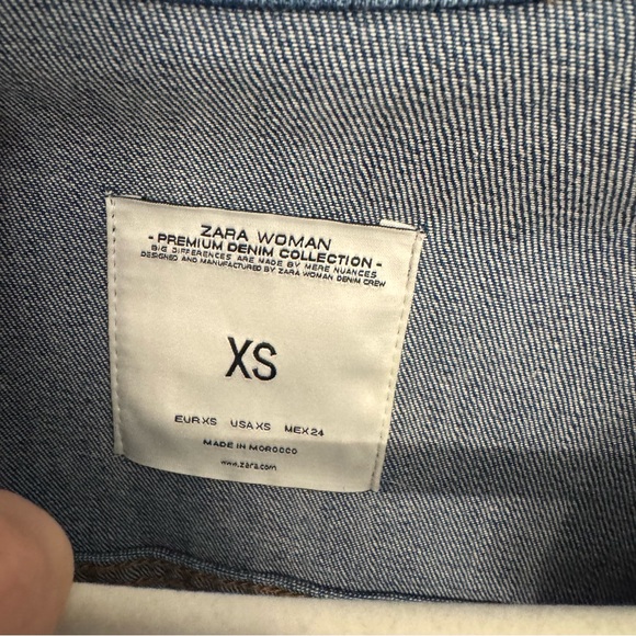 Zara Blue Denim Dress - Picture 2 of 3